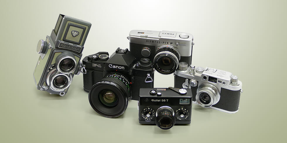 antike kamera, kameras, alte kameras